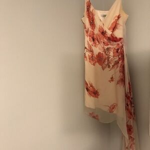 Poppy Embelished Spaghetti Strap Mini Hi Low Dress Size 6